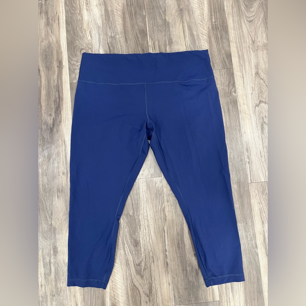 lululemon athletica Navy Blue High-Rise Cropped Leggings